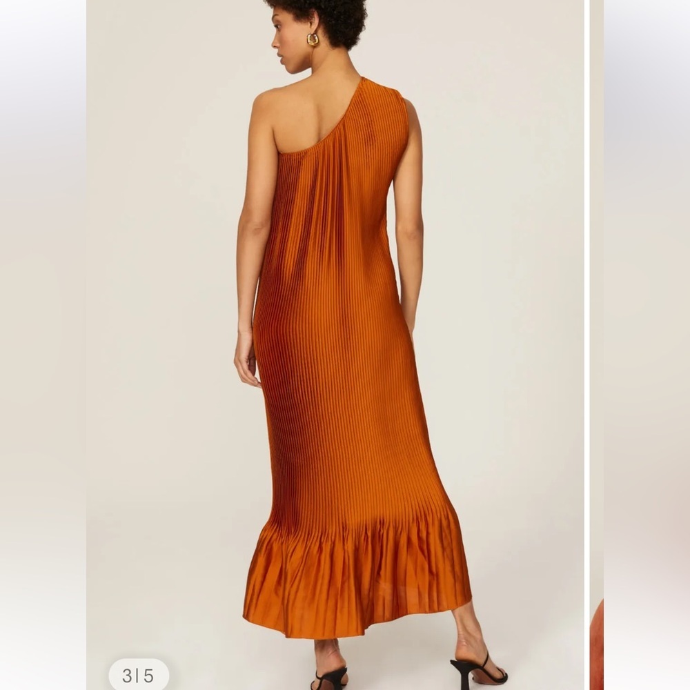 Tome Pleated One Shoulder Gown XS - Picture 2 of 6